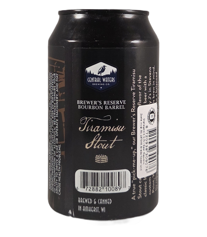 Brewer's Reserve Tiramisu Stout Central Waters Brewing Company 3